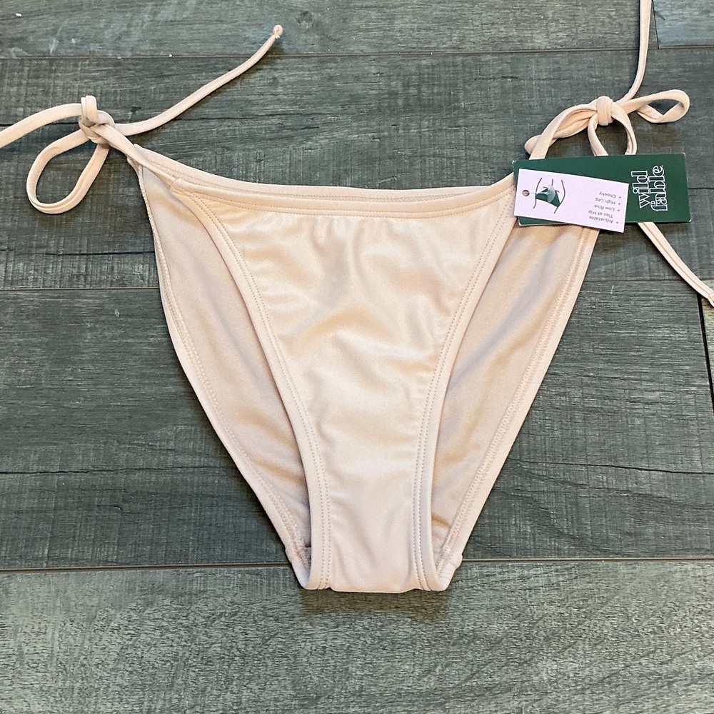 Wild Fable Cream Bikini Bottom